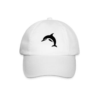 Dolphin - Baseball Cap - white/white - Front