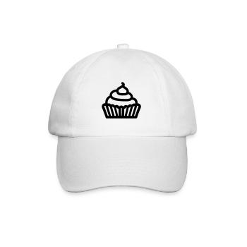 Cupcake - Baseball Cap - white/white - Front