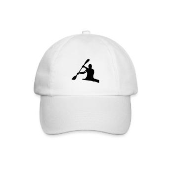 kanu_vorn - Baseballkappe - Weiß/Weiß - Vorne