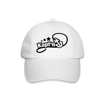 anker_kapitaen_1_f1 - Baseballkappe - Weiß/Weiß - Vorne