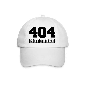 404_not_found_t1 - Casquette classique - blanc/blanc - Devant