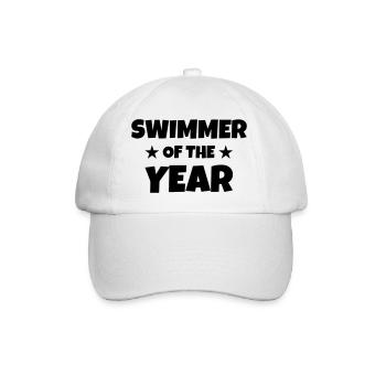 Natation / Nageur / Nageuse / Nager - Casquette classique - blanc/blanc - Devant