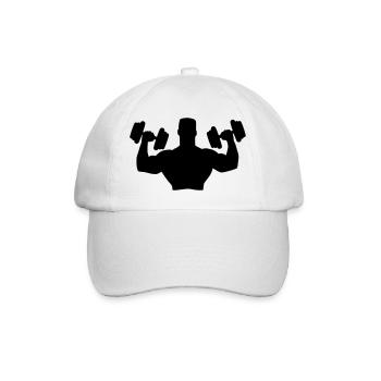 Muscle Man Training - Casquette classique - blanc/blanc - Devant