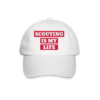 scout / scouting / scoutisme / guide - Casquette classique - blanc/blanc - Devant
