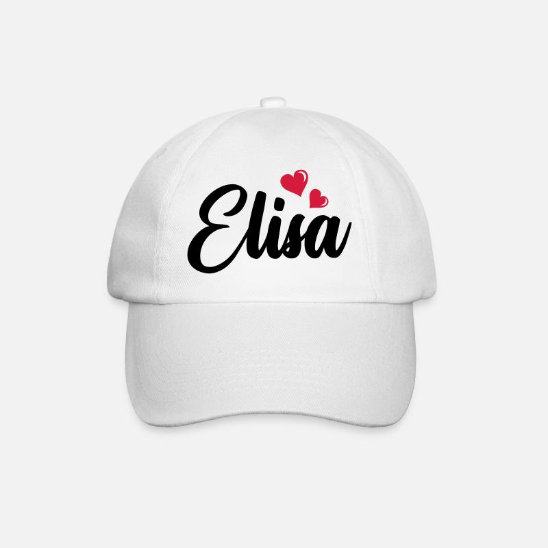 TEST ELISA - Casquette classique - blanc/blanc