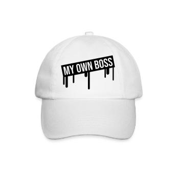 Mon propre patron - Casquette classique - blanc/blanc - Devant