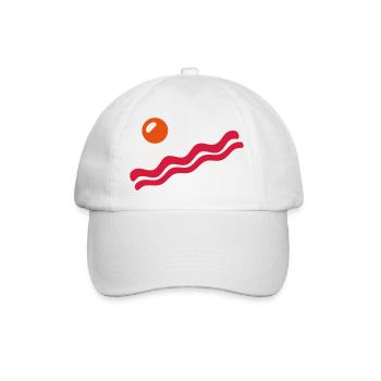 Petit déjeuner - Casquette classique - blanc/blanc - Devant