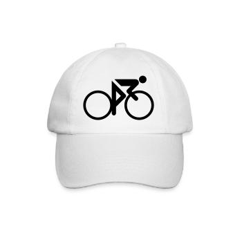 cyclisme - Casquette classique - blanc/blanc - Devant