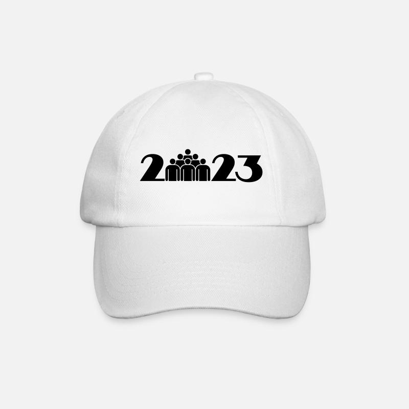 Travail d’équipe, Équipe, d’équipe 2023 - Casquette classique - blanc/blanc