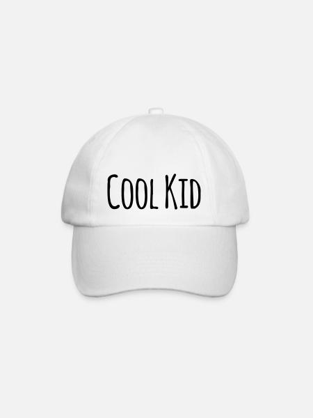 Cool Kid - Baseball Cap - white/white