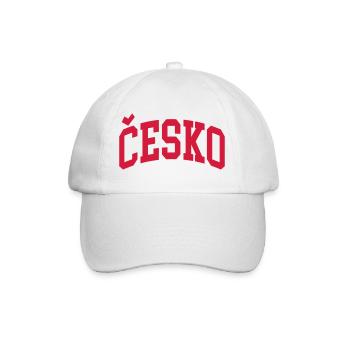 Česko - Baseball Cap - white/white - Front