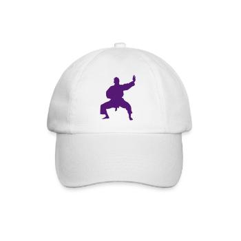 Karate male eu - Baseball Cap - white/white - Front