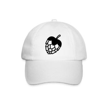 Tap beer icon - Baseball Cap - white/white - Front