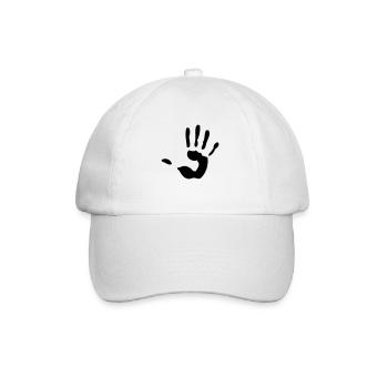 handprint sign - Casquette classique - blanc/blanc - Devant