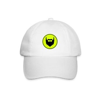 Symbole de barbe - Casquette classique - blanc/blanc - Devant