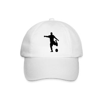 football - Casquette classique - blanc/blanc - Devant
