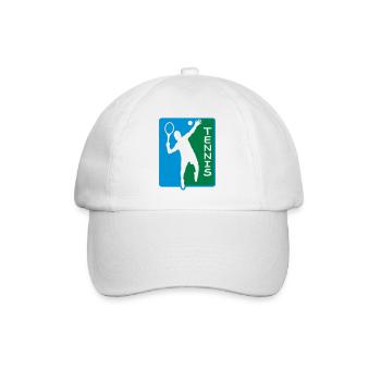 Tennis - Baseballkappe - Weiß/Weiß - Vorne