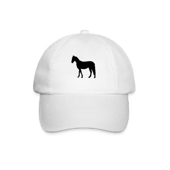 Cheval debout - Casquette classique - blanc/blanc - Devant