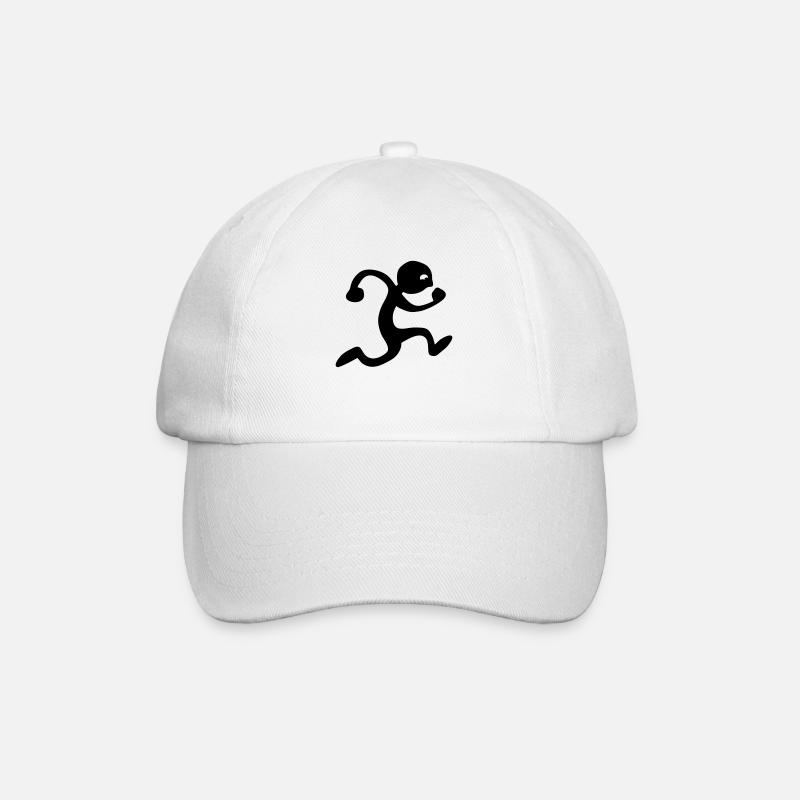 run - Casquette classique - blanc/blanc
