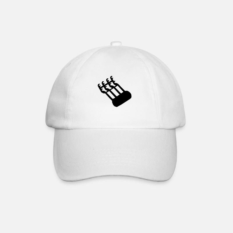 griffe course camarguaise - Casquette classique - blanc/blanc