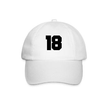 18 - Baseball Cap - white/white - Front