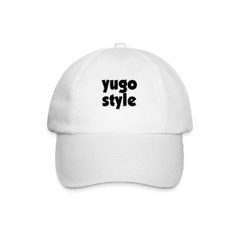 Yugo style - united style of Balkan - Baseball Cap - white/white - Front