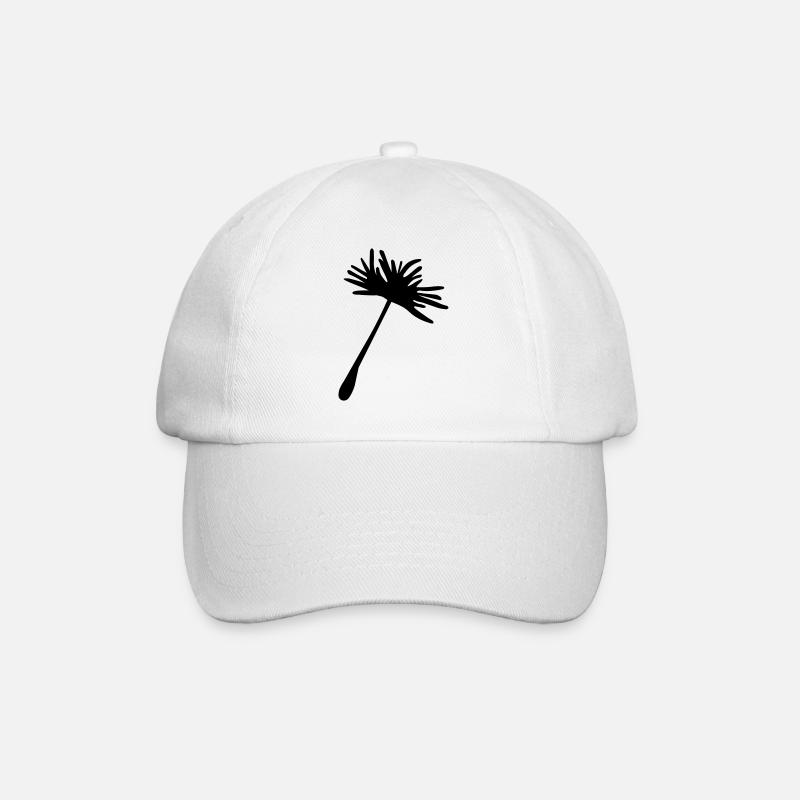 Pusteblume nur Korn - Baseballkappe - Weiß/Weiß