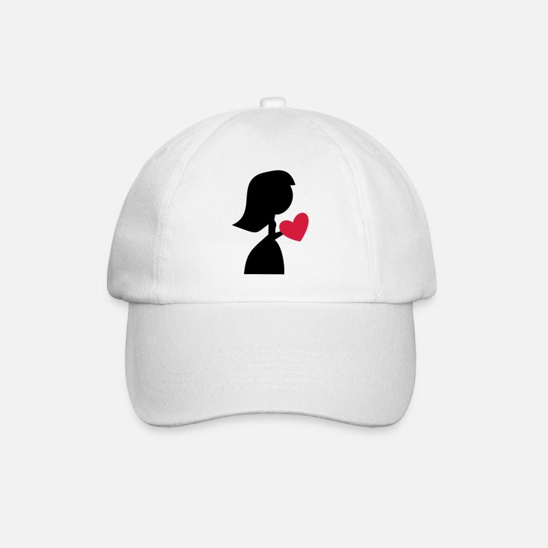 Braut - Baseballkappe - Weiß/Weiß