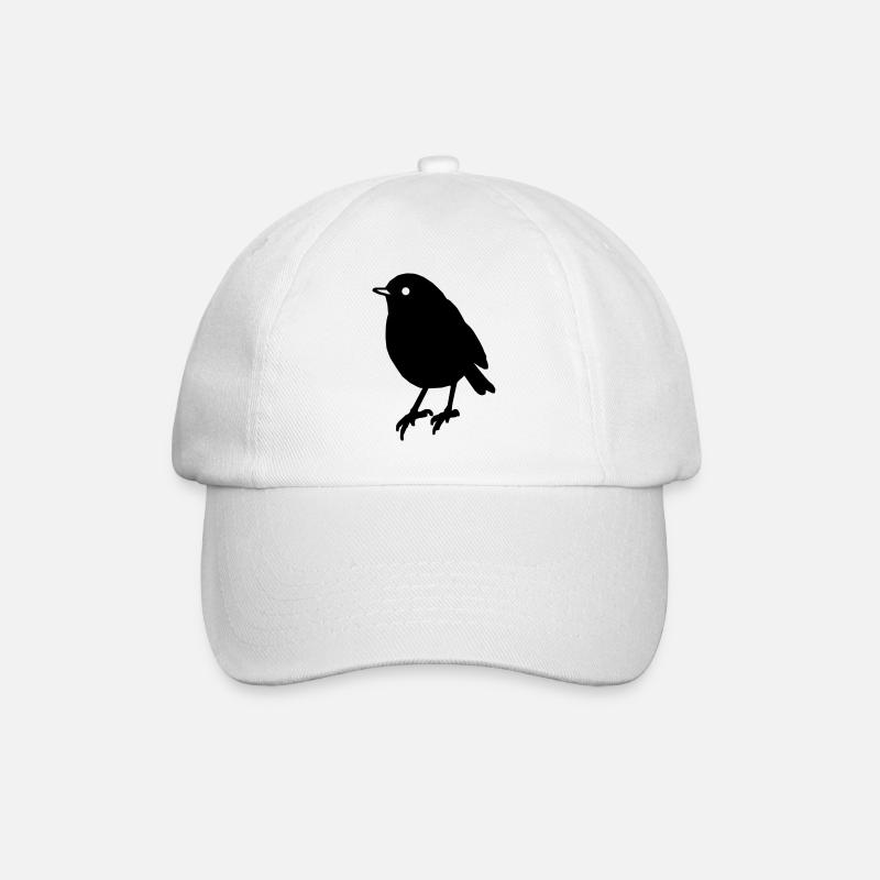 Bird Bird Gift Gift Idea - Baseball Cap - white/white