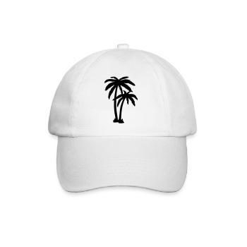 palme_f1 - Casquette classique - blanc/blanc - Devant