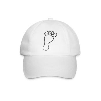 Pieds nus Footprint Pieds - Casquette classique - blanc/blanc - Devant