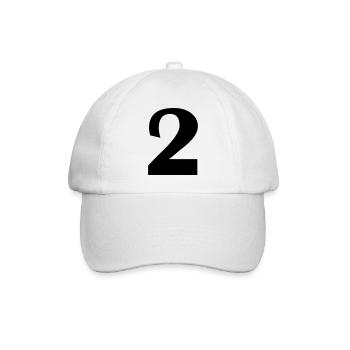 2 - Baseball Cap - white/white - Front