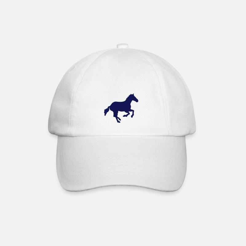 wild horse - Casquette classique - blanc/blanc