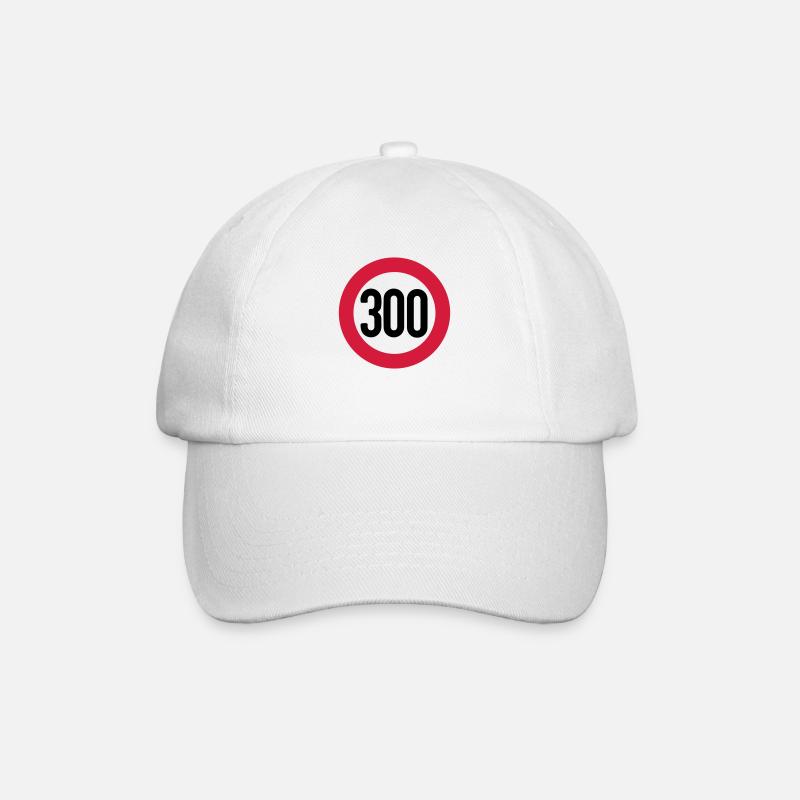 300 km/h - Casquette classique - blanc/blanc