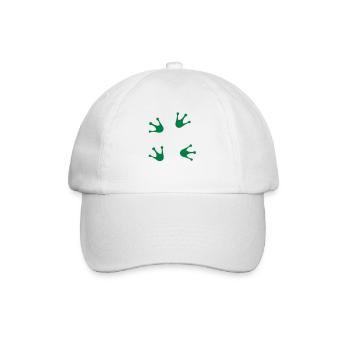 frog - Baseball Cap - white/white - Front