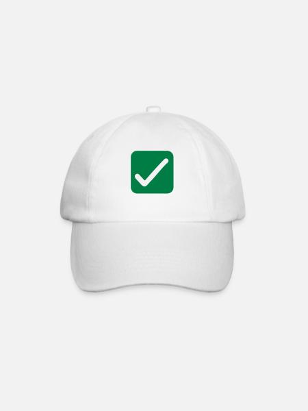 Haken - Baseballkappe - Weiß/Weiß