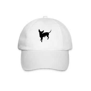 Chihuahua - Baseballkappe - Weiß/Weiß - Vorne