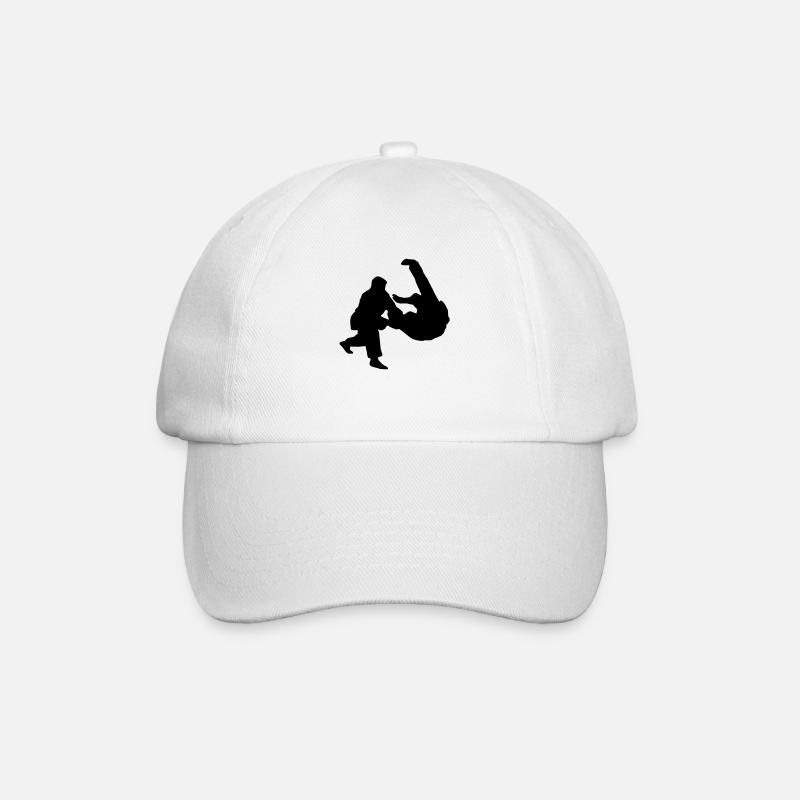 Judo gemacht - Baseballkappe - Weiß/Weiß