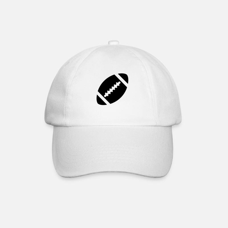 football - Baseballkappe - Weiß/Weiß