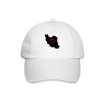 Iran Love - Baseball Cap - white/white - Front