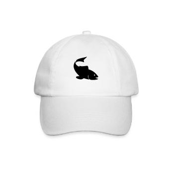 fish fishing - Casquette classique - blanc/blanc - Devant
