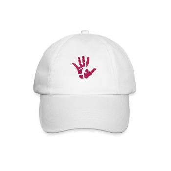 main bowling - Baseball Cap - white/white - Front