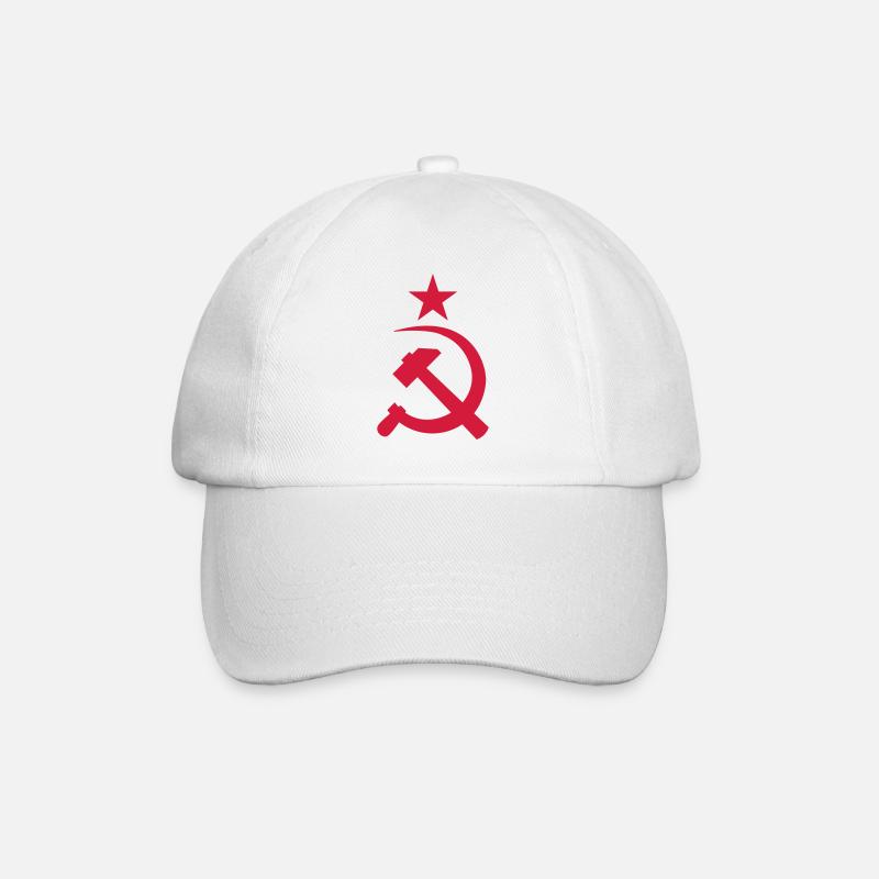 URSS__V002 - Casquette classique - blanc/blanc