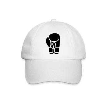 gant de boxe - Casquette classique - blanc/blanc - Devant