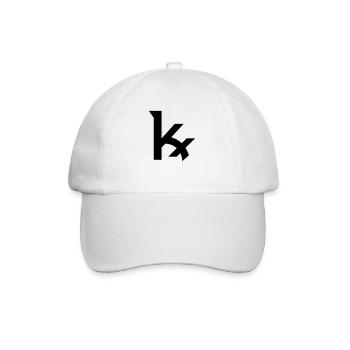 Le 'K' barré - Un caractère Breton ! - Casquette classique - blanc/blanc - Devant