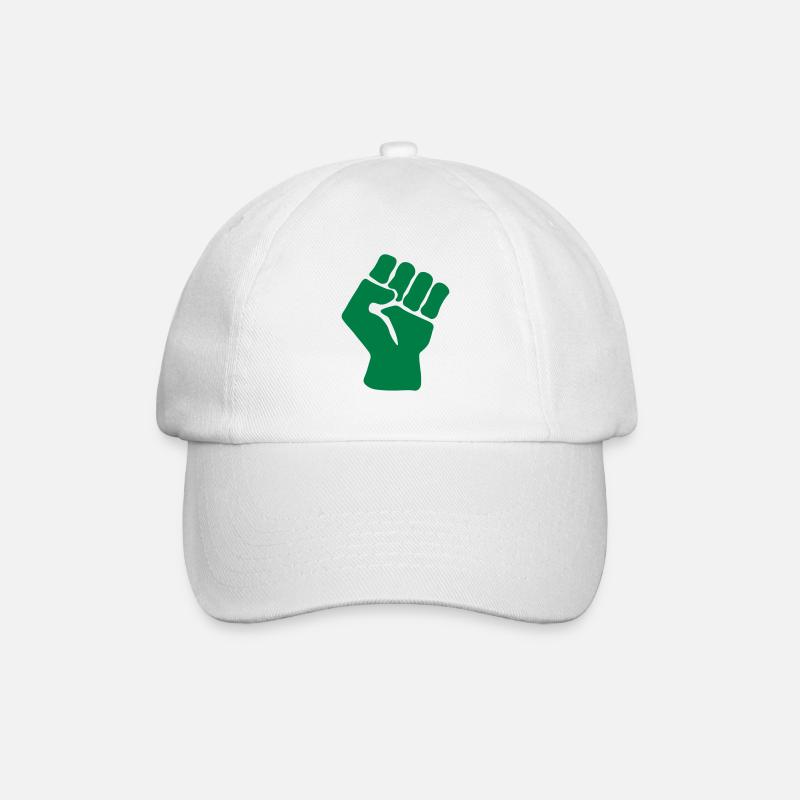 POING LEVÉ - Casquette classique - blanc/blanc