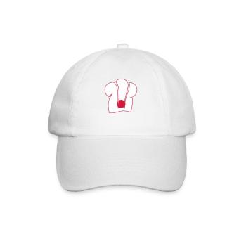Chapeau de chef japonais - Casquette classique - blanc/blanc - Devant