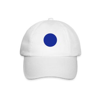 Kreis - Baseballkappe - Weiß/Weiß - Vorne
