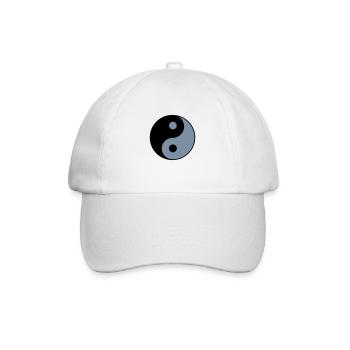 yingyang - Baseballkappe - Weiß/Weiß - Vorne