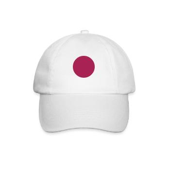 circle - Baseball Cap - white/white - Front